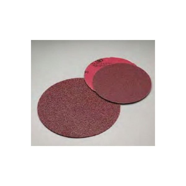 Carborundum 8 In. Carbo Premier Red Paper H&L Disc P40 Grit E1214O Zirconia Alumina5, 25PK 5539521319 - main